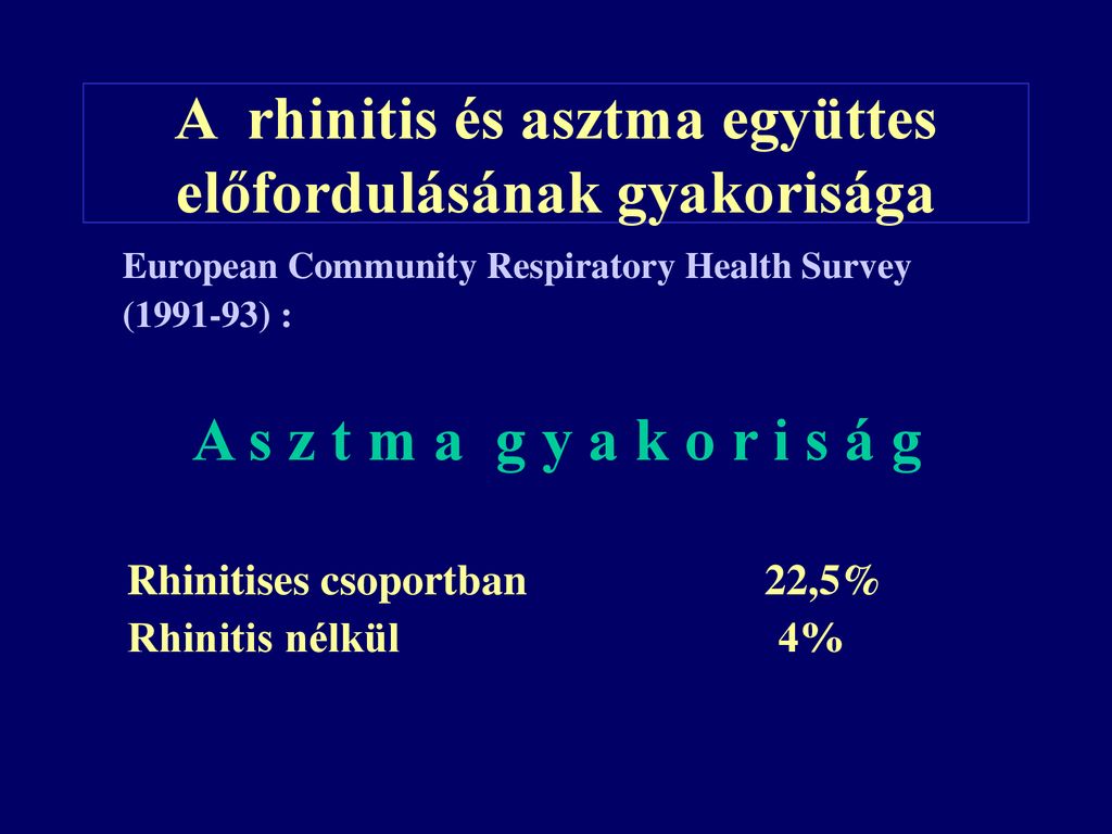 asztma együttes kezelése)